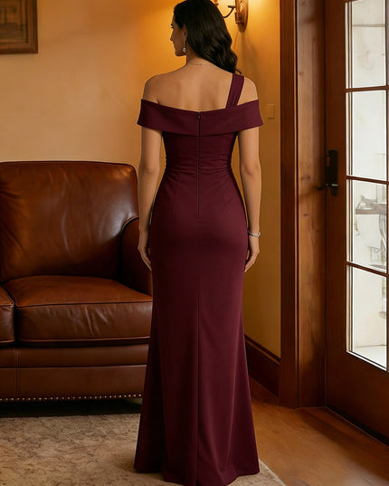 Chiffon Off the Shoulder Corset Mother of the Bride Dresses