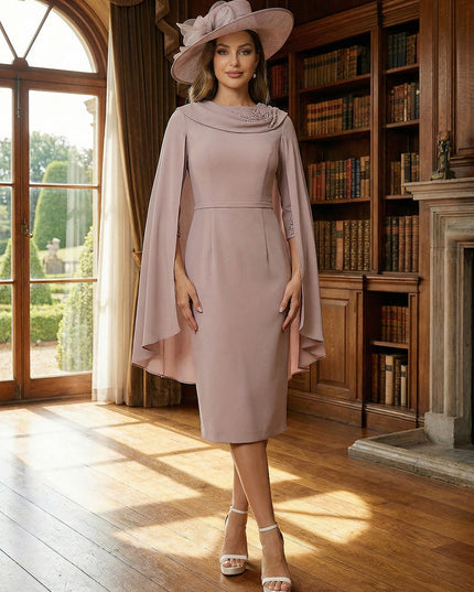 Chiffon Scoop Neck Mother of the Bride Dresses