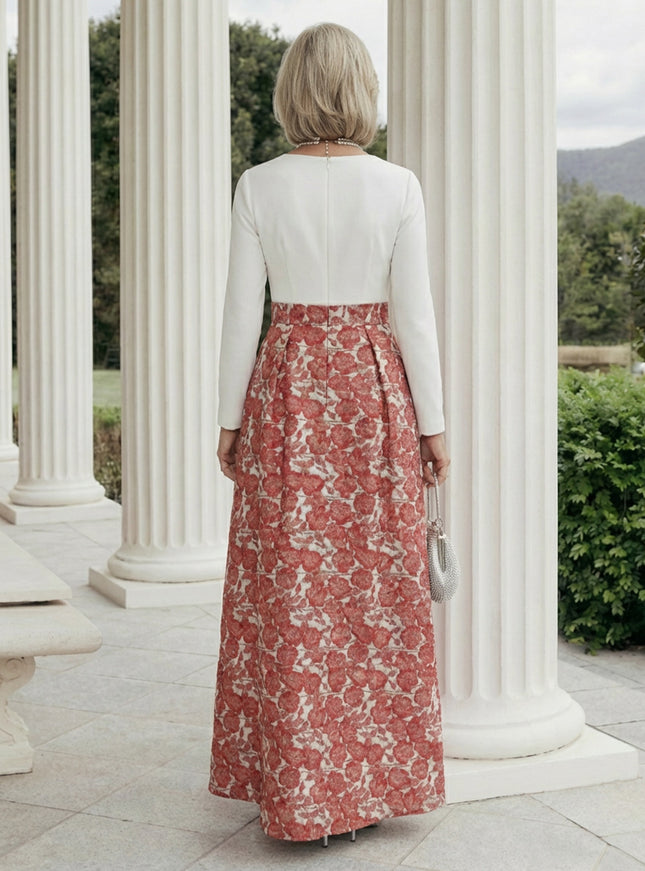 Mother of the Bride & Groom Dress Wedding Guest Gown A Line Corset Pleats V Neck Satin