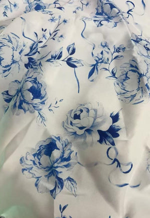 Floral Strapless Sweetheart Layered A Line Prom Dresses