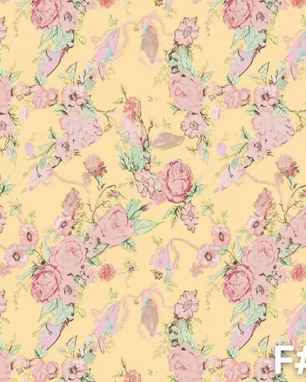 Floral Bow Spaghetti Straps Sweetheart A Line Layered Prom Dresses with Slit