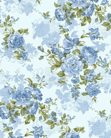 Cowl Neck Tulle Tiered Floral Print A Line Prom Dresses with Slit