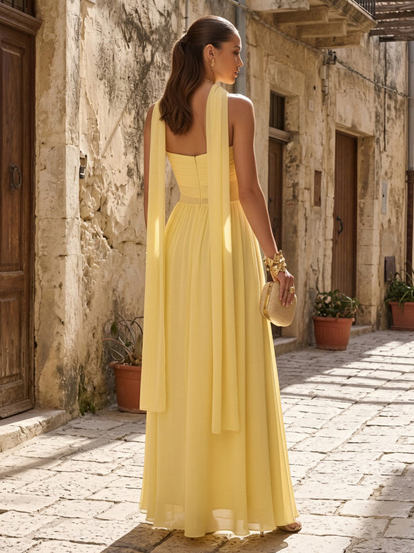 Stretch Mesh A Line Sweetheart Cut Out Formal Dresses