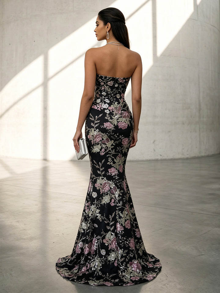 Tulle Mermaid Sweetheart Corset Evening Dresses