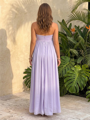 Chiffon A Line Sweetheart Ruched Twisted Formal Dresses