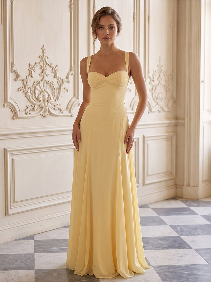 Chiffon A Line Sweetheart for Women  Formal Dresses