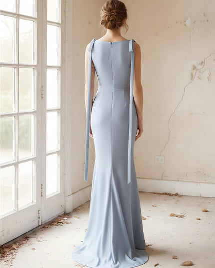 Strapless Satin Mermaid Bridesmaid Dresses for Women