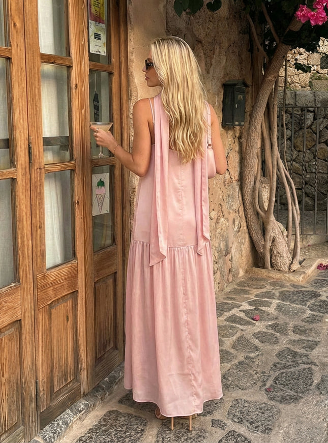 Satin Sweetheart Tulle Wedding Guest Dresses with Scarf