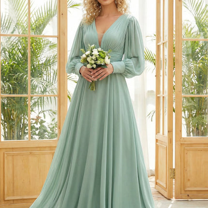 Collection image for: Long Sleeves Bridesmaid Dresses