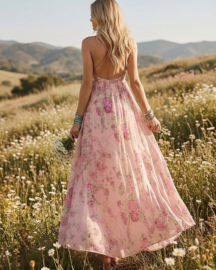 Floral Laces V Neck A Line Wedding Guest Dresses with Sequins