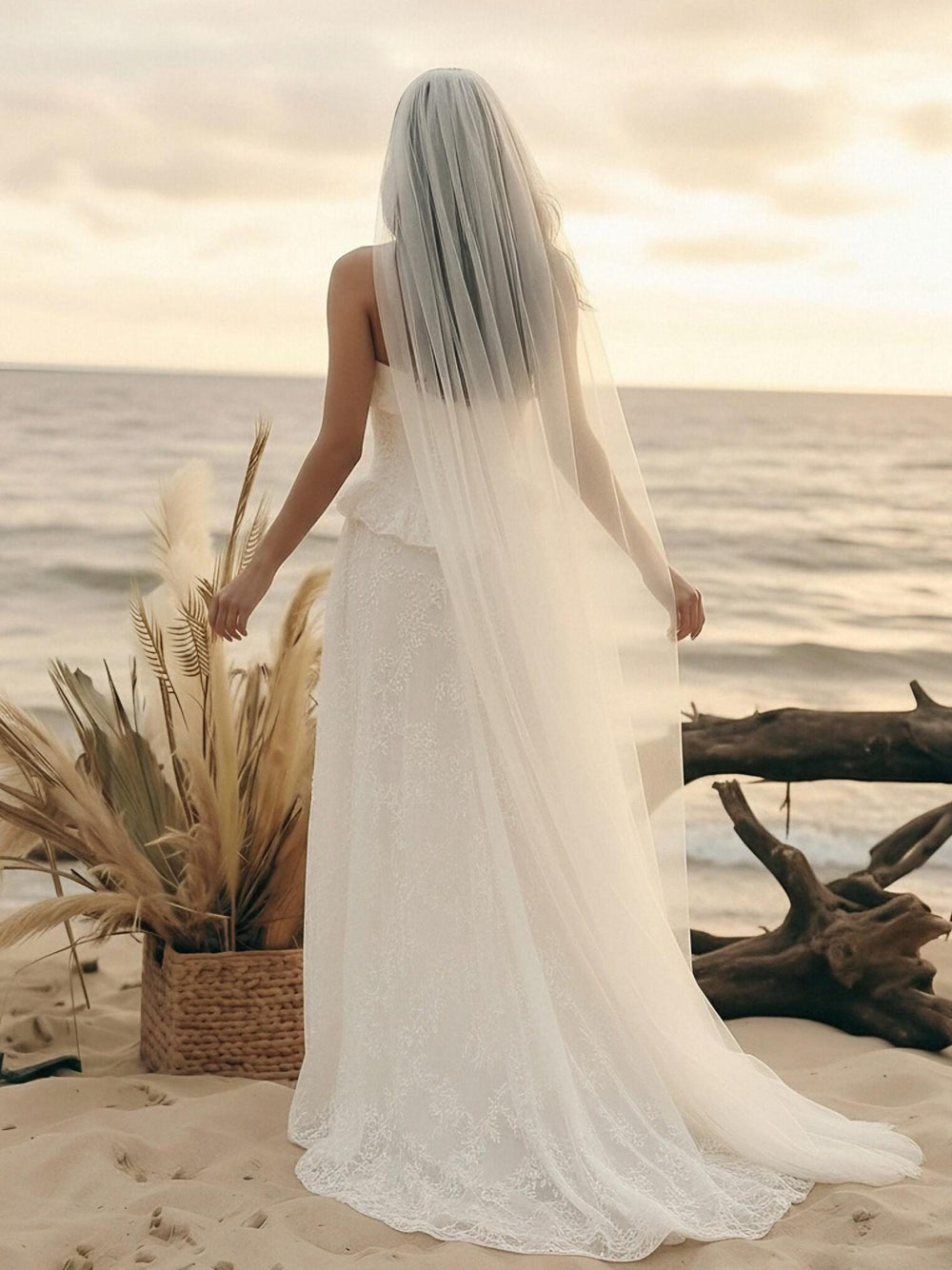 Laces A Line Sweetheart Long Wedding Dresses