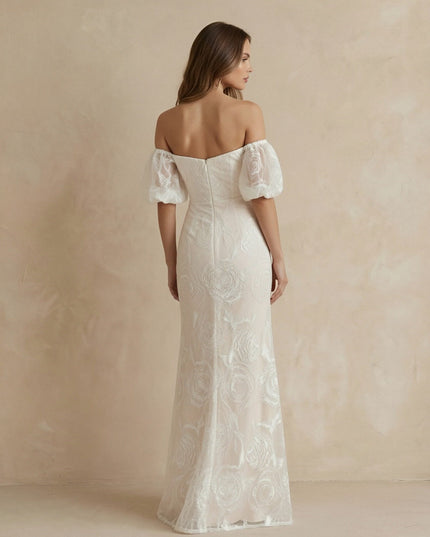 Laces Bodycon Sweetheart Long Wedding Dresses