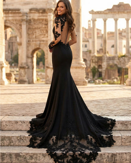 Laces Mermaid Sweetheart Long Wedding Dresses