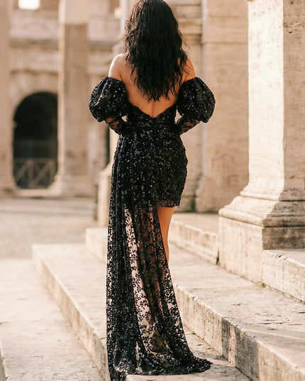 Laces A Line Sweetheart Short Wedding Dresses