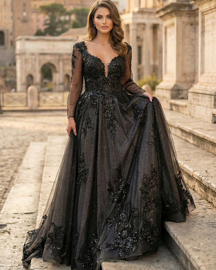 Laces A Line Sweetheart Long Wedding Dresses