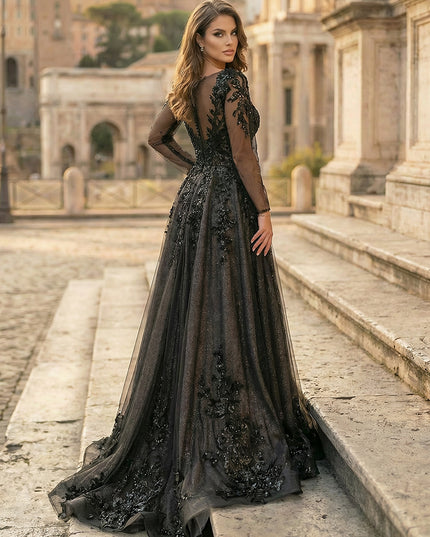 Laces A Line Sweetheart Long Wedding Dresses